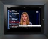 Support mural iPad 2 - cadre photo noir