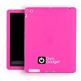 DURAGADGET Housse de Protection en Silicone Rose - Garantie 5 ans - pour Apple iPad 2 Wi-Fi & Wi-Fi + 3G 16 Go 32 Go 64 Go (derni�re g�n�ration 2011), iPad 3 - The new iPad / le nouvel Apple iPad et iPad 4 avec �cran Retina (4�me g�n�ration, 2012)par Duragadget