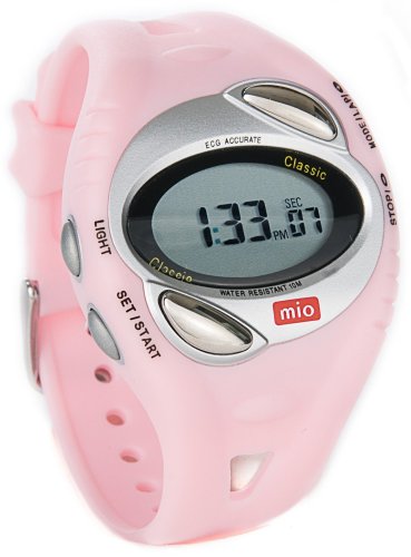 MioPINK Classic Heart Rate Monitor Watch with Two Straps