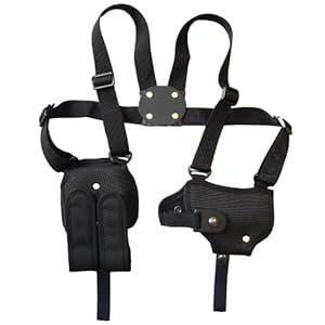 【クリックで詳細表示】Amazon.co.jp ｜ ホリゾンタルショルダーホルスター (ナイロン製・ブラック) No.503-BK ｜ ホビー 通販