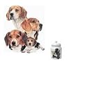 10 Porcelain Treat Jar - Barbara Keith's Gallery Collection of Beagles