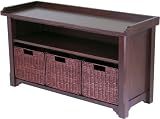 Winsome® Storage Bench with Baskets
