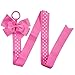 Wrapables Hair Clip and Hair Bow Holder, Hot Pink Polka Dots