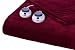 Serta Luxurious Low-Voltage Electric Heated Micro-Plush Triple-Rib King Blanket, Royal Red
