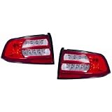 Acura TL Base, Navi Replacement Tail Light Unit - 1-Pair by AutoLightsBulbs