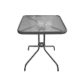 Gartentisch Glastisch 60x60cm Anthrazit
