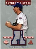Randy Johnson Arizona Diamondbacks 2004 Upper Deck Authentic Stars Jersey #RJ Baseball Card