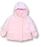 Emile et Rose Pink Jacket with Detachable Hood and Mittens, Jackets, Baby girl