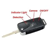 Mini Car Key FOB with HIDDEN SPY CAMERA Video Recorder -Top Quality -by Bargain Universe