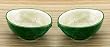 Lime Dip Bowls Set Of 2 Ceramic Snack Home Gourmet