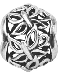 Persona Sterling Silver Monarch Charm fits Pandora, Troll & Chamilia European Charm Bracelets