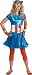 Deluxe Girls Captain America Kids / Teen Costume