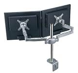 Vivomounts Exclusive Double Arm Desk Mounting System for LCD Monitor Screen & TV up to 23