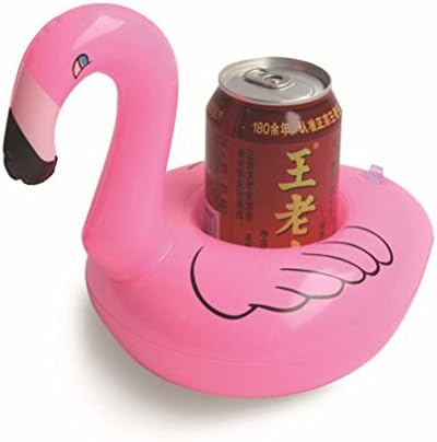 IceStorm Inflatable Pink Flamingo Cup Holder Pack Of 6