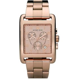 Michael Kors Quartz Davenport Chronograph Rose Gold Dial Women's Watch MK5488