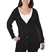 Apparel : Women's Plus-Size Mossimo® Black: Ebony Long-Sleeve Boyfriend Cardigan