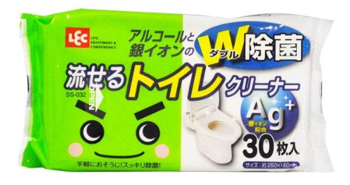 流せるトイレクリーナー Ag+ 30枚入 SS-032