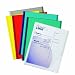 C-Line Color Vinyl Report Covers with Binding Bars, 8.5 x 11 Inches, Assorted Colors, 50 per Box (32550)