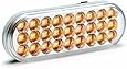 KC HiLiTES 1016 LED 6" Clear/Amber Oval Turn Signal