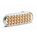KC HiLiTES 1016 LED 6" Clear/Amber Oval Turn Signal