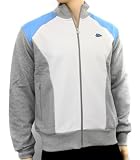 Nike Mens White/Grey Tracksuit Zip Up Top