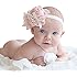 Tonsee 1PC Lovely Rhinestone Unusual Angel Girls Baby Pearl Flowers Hairband Headbands Pink