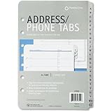 Address/Telephone Tabs Organizer Refill, 24-Tab, Classic: 5-1/2x8-1/2 TOP27222