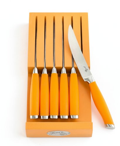 Fiesta Scarlet  6-Piece Steak Knife with In-Draw Tray