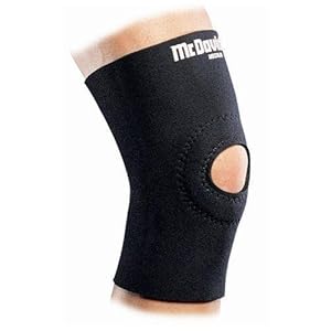 McDavid Neoprene Knee Sleeve with Open Patella (Black, XX-Large)
