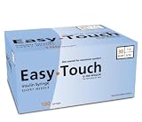 EasyTouch Insulin Syringe 30 Gauge, 1cc, 5/16" - 100 Syringes
