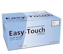 EasyTouch Insulin Syringe 30 Gauge, 1cc, 5/16" - 100 Syringes