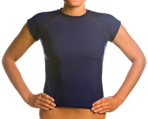 Beach Depot UPF 50+ Women's Cap Sleeve Rash Guard Shirt 