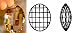 Swarovski Strass Crystal Matrix With Lazer Logo Etched 50mm # 8950-0021-50