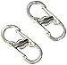 Nite Ize S-Biner MicroLock, Locking Key Holder, Stainless-Steel