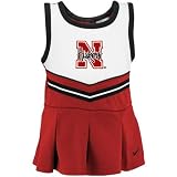 Nike Nebraska Cornhuskers Toddler Scarlet Cheer Dress & Bloomers