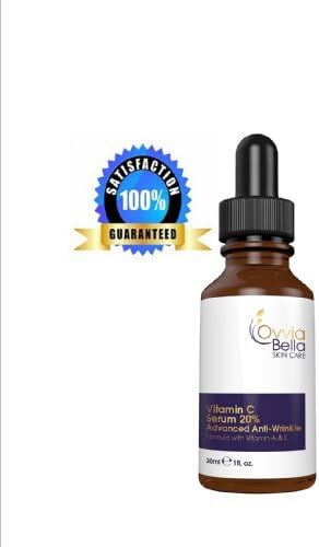 Vitamin C + A + E Serum Natural Skin Care ** End of Summer Sale $27.98 ** Plus Vitamins A & E * Anti Aging, Wrinkle and Skin Lightening Products * Hyaluronic Acid & Collagen Producing Antioxidant Treatment for Face, Acne & Eczema * Add a Moisturizer for Youthful & Vibrant Skin. Take our 30 Day "Better Skin" Guarantee!