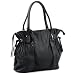Besace HOBO sac porté épaule MONA Noir, signé BACCINI - en cuir