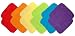 Neat Solutions 12 Pack Solid Bright Washcloth Set, Colors May Vary