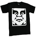 Obey Andre Face Classic Graphic Mens Black Tee Shirt