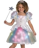 Kids Halloween Costumes Childrens Girls Fiber Optic Fairy Princess Skirt Dress Costume Theme Party Outfit