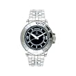 Christophe Skye - Dayview Black Automatic All Stainless Steel Watch. Model: CS-843332000290