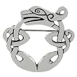 Sterling Silver Celtic Dragon Pin