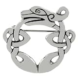 Sterling Silver Celtic Dragon Pin