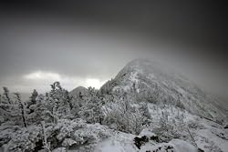 Brooding Winter in New York's Adirondack Mountains Photograph - Beautiful 16"x20" Photographic Print by Brendan Reals