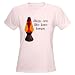 Boys are like lava lamps - Women's Pink T-Shirt Funny Women's Light T-Shirt by CafePress