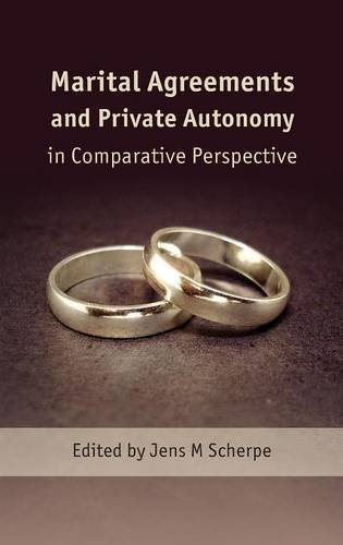 Marital Agreements and Private Autonomy in Comparative Perspective