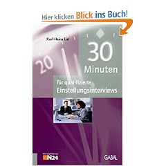 30 Minuten f�r qualifizierte Einstellungsinterviews