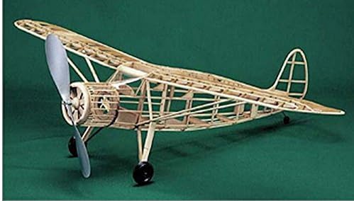 Fairchaild 24 Model Airplane Unassembled Kit Laser Cut Parts Easy Build Non Powered Can Be Converted To Electric