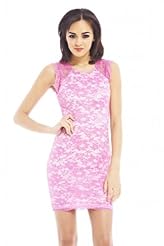 Polyester Summer Lace Bodycon Dress 
