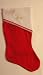 All Products : Candy Cane Trim Felt Christmas Stocking With Embroidered Name Toru